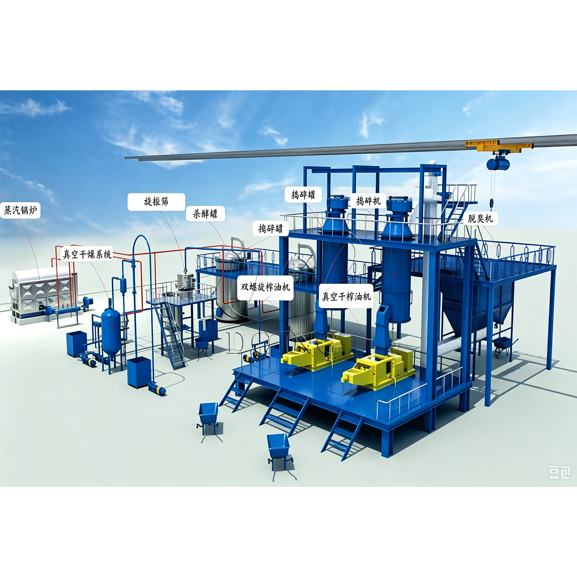 Complete Oil Pressing Workshop view 3